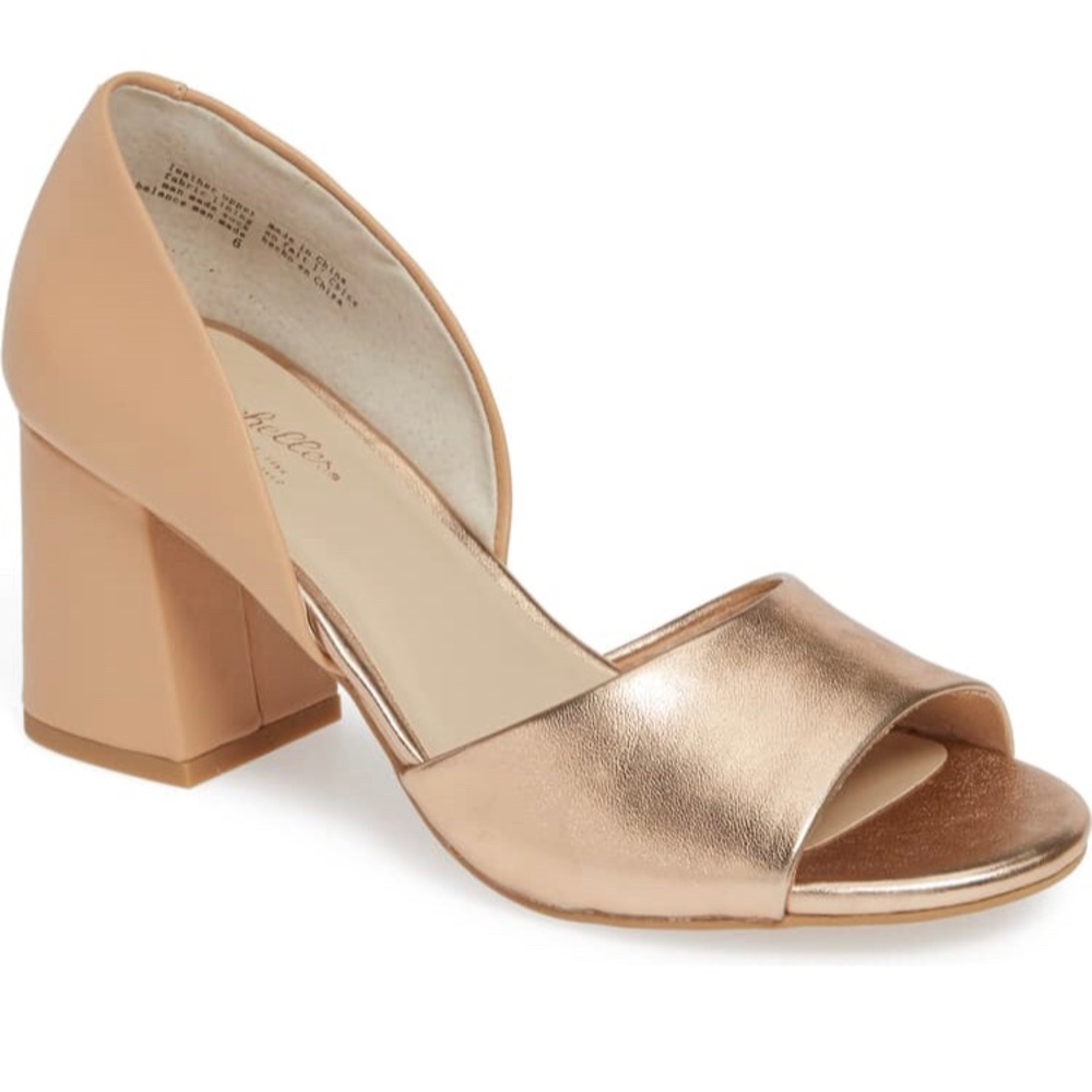 Metallic Seychelles Chunky Heel